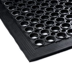 Ringmat Rubber 80 X 120 Cm - Met Rand - Deurmat / Entreemat