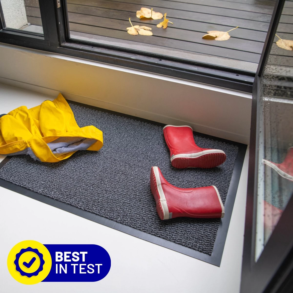 Deurmat Binnen Studio M - CLASSIC - Droogloopmat Binnen 60x80 Cm - GRIJS - Schoonloopmat - Antislip Deurmat - Inloopmat - Deurmat Voor Binnen Of Buiten - Verschillende Afmetingen En Kleuren 3 Deurmat Binnen Studio M - CLASSIC - Droogloopmat Binnen 60x80 Cm - GRIJS - Schoonloopmat - Antislip Deurmat - Inloopmat - Deurmat Voor Binnen Of Buiten - Verschillende Afmetingen En Kleuren