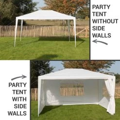 MaxxGarden Partytent - Paviljoen - 3x4m - Incl. Zijwanden - Waterdicht - Wit -Philips Hue Winkel 1200x1200 4
