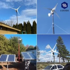 Vevor® Wind Turbine - Windmolen Bouwpakket - Windgenerator - Windmolen Generator - Wind Energie 400W - Wit -Philips Hue Winkel 1200x1200 4036