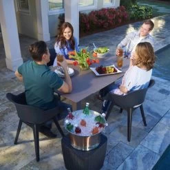 Allibert Akola Tuinstoelen - 2 Stuks -56,5x55x80cm - Donkergrijs -Philips Hue Winkel 1200x1200 404