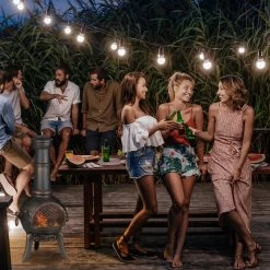 Relaxdays Tuinhaard Groot - Terrashaard - Vuurhaard - Tuinkachel - Terraskachel - Buiten -Philips Hue Winkel 1200x1200 4050