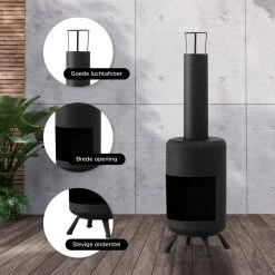 Cheqo® Luxe Terraskachel - Tuinhaard - Terrashaard - Terrasverwarming - Staande Vuurkorf - 105cm 10 Cheqo® Luxe Terraskachel - Tuinhaard - Terrashaard - Terrasverwarming - Staande Vuurkorf - 105cm -Philips Hue Winkel 1200x1200 4096