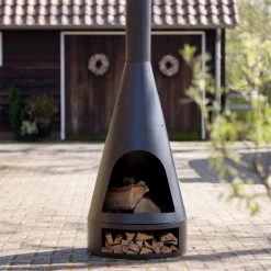 RedFire - Tuinhaard Kingston XL 160 - Vuurhaard - Staal - Zwart -Philips Hue Winkel 1200x1200 4118