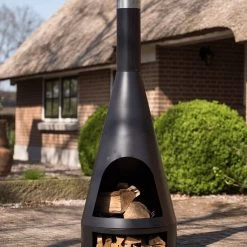 RedFire - Tuinhaard Kingston XL 160 - Vuurhaard - Staal - Zwart -Philips Hue Winkel 1200x1200 4120