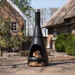 RedFire - Tuinhaard Kingston XL 160 - Vuurhaard - Staal - Zwart -Philips Hue Winkel 1200x1200 4121