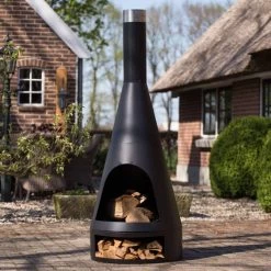 RedFire - Tuinhaard Kingston XL 160 - Vuurhaard - Staal - Zwart -Philips Hue Winkel 1200x1200 4122