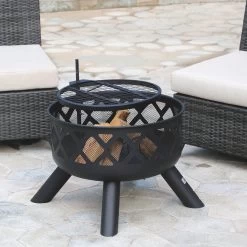 Bali Outdoors BBQ Vuurgrill -Vuurschaal - 61.8cm - Tuinhaard - Houtskool BBQ Grill -Philips Hue Winkel 1200x1200 4130