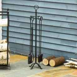 Outsunny Haardset 5-delige Haardset, Bestaande Uit Borstel, Schep, Tang, Pook En Houder 842-201 -Philips Hue Winkel 1200x1200 4142