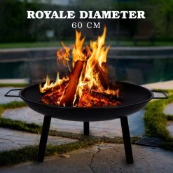 Lone Star Vuurschaal - Vuurkorf Voor Buiten - Terrashaard - Met Handvaten - 60 X 29 CM - Staal - Zwart -Philips Hue Winkel 1200x1200 4164