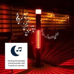 BluMill 3 In 1 Heater - Staande Terrasverwarmer - Terrasverwarmer Elektrisch - Heater Elektrisch - Met LED En Bluetooth Speaker -Philips Hue Winkel 1200x1200 4176