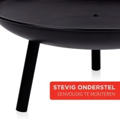 BBQ Collection Vuurschaal - Vuurkorf Voor Buiten - Terrashaard - Met Handvaten - 60 X 29 CM - Staal - Zwart -Philips Hue Winkel 1200x1200 4207