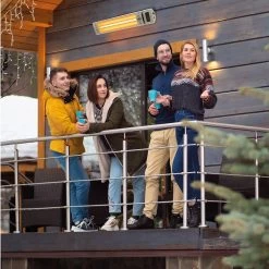 Dysis Infrarood Terrasverwarmer, Infraroodstraler Met Afstandsbediening - 2300W - 4 Warmtestanden - IP65 Stof- En Regendicht Voor Binnen En Buiten, Elektrische Kachel Voor Terras - Beige -Philips Hue Winkel 1200x1200 4229