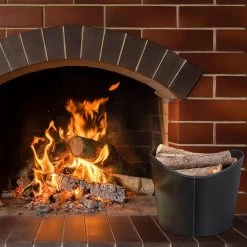 Relaxdays Houtmand Kunstleer - Haardhout Mand Zwart - Opbergmand - Haardmand - L 13 Relaxdays Houtmand Kunstleer - Haardhout Mand Zwart - Opbergmand - Haardmand - L -Philips Hue Winkel 1200x1200 4249