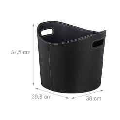 Relaxdays Houtmand Kunstleer - Haardhout Mand Zwart - Opbergmand - Haardmand - L 14 Relaxdays Houtmand Kunstleer - Haardhout Mand Zwart - Opbergmand - Haardmand - L -Philips Hue Winkel 1200x1200 4250