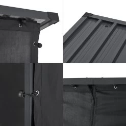 Brandhout Rek Houtopslag Yakutat 185x180x70 Cm Zwart -Philips Hue Winkel 1200x1200 4268