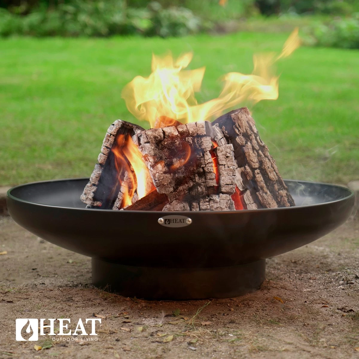 HEAT Outdoor Living - Vuurschaal Classic Ø 60 Cm Zwart - Staal - Vuurkorf - Vuurschaal BBQ - Vuurschaal Voor Buiten - Terraskachel - Tuinkachel Terrashaard - Vuurkorf Voor Buiten - Vuurkorf BBQ - Vuurton - Terraskachel - 60x60x16 Cm 6 HEAT Outdoor Living - Vuurschaal Classic Ø 60 Cm Zwart - Staal - Vuurkorf - Vuurschaal BBQ - Vuurschaal Voor Buiten - Terraskachel - Tuinkachel Terrashaard - Vuurkorf Voor Buiten - Vuurkorf BBQ - Vuurton - Terraskachel - 60x60x16 Cm - Afbeelding 4