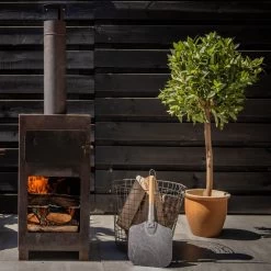 ESSCHERT DESIGN Pizza Oven + Terraskachel Roestkleurig - Staal - Bruin - 38,4 X 42 X 136 Cm -Philips Hue Winkel 1200x1200 4292