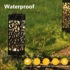 Aigostar LED Solar Lamp Op Zonne-energie - Stekers 28 Cm - Tuinverlichting - Tuinlamp - Buitenverlichting Op Zonneenergie - Zwart - 6 Stuks -Philips Hue Winkel 1200x1200 4316