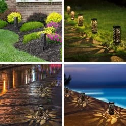 Aigostar LED Solar Lamp Op Zonne-energie - Stekers 28 Cm - Tuinverlichting - Tuinlamp - Buitenverlichting Op Zonneenergie - Zwart - 6 Stuks -Philips Hue Winkel 1200x1200 4317