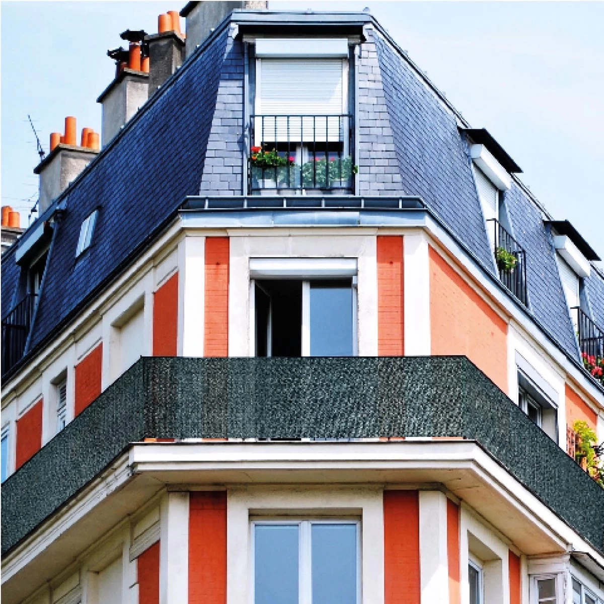 Sol Royal Zichtbreeknet Groen SG 80 Balkonscherm Zichtdoek 1000x100cm - Omheining 165 G/m² - Balkondoek Tuinnet Zonwerend HDPE - Inclusief Kabelbinders 8 Sol Royal Zichtbreeknet Groen SG 80 Balkonscherm Zichtdoek 1000x100cm - Omheining 165 G/m² - Balkondoek Tuinnet Zonwerend HDPE - Inclusief Kabelbinders - Afbeelding 6