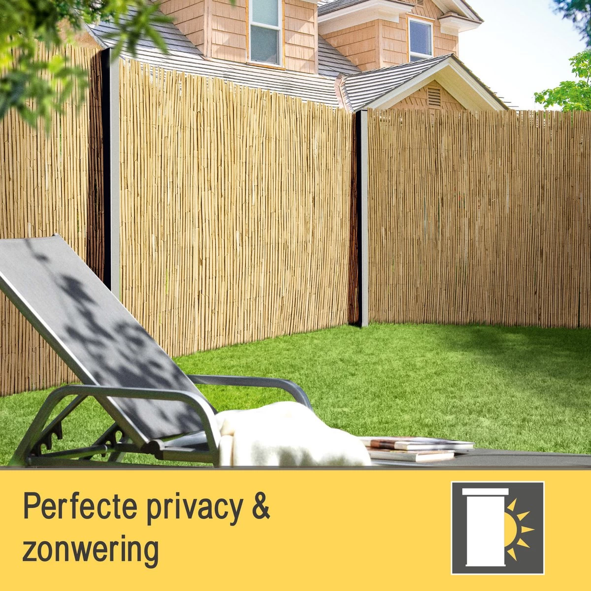 Sol Royal Premium Balkonscherm Riet - Privacyscherm Voor Balkon Solvision S36 - Balkondoek Riet 600x90cm 13 Sol Royal Premium Balkonscherm Riet - Privacyscherm Voor Balkon Solvision S36 - Balkondoek Riet 600x90cm - Afbeelding 11