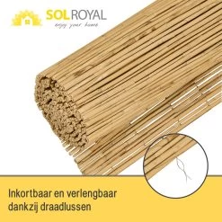 Sol Royal Premium Balkonscherm Riet - Privacyscherm Voor Balkon Solvision S36 - Balkondoek Riet 300x100cm -Philips Hue Winkel 1200x1200 4369