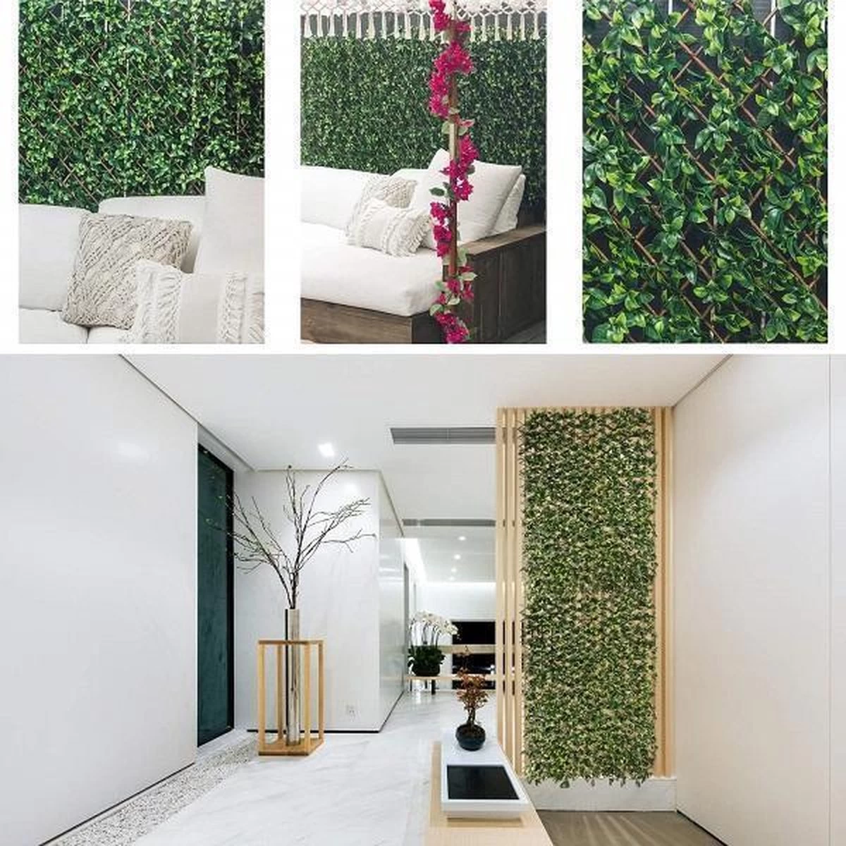 Merkloos TUINSCHERM VAN WILGENHOUT (UITREKBAAR TOT 2 METER) - Kunsthaag - Kunst Hangplant - Hedera - Klimop Kunstplanten Voor Binnen En Buiten - Hedera Helix - Namaak Planten - Kunst Klimop - Sinterklaas - Kerst 6 Merkloos TUINSCHERM VAN WILGENHOUT (UITREKBAAR TOT 2 METER) - Kunsthaag - Kunst Hangplant - Hedera - Klimop Kunstplanten Voor Binnen En Buiten - Hedera Helix - Namaak Planten - Kunst Klimop - Sinterklaas - Kerst - Afbeelding 4