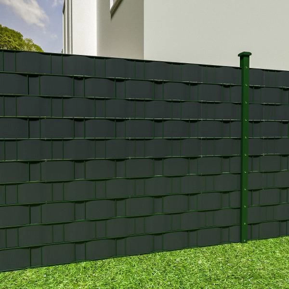 Tectake Privacyfolie Voor Hek/tuinscherm - 35 Meter - 19 Cm Hoog - Antraciet - 401863 5 Tectake Privacyfolie Voor Hek/tuinscherm - 35 Meter - 19 Cm Hoog - Antraciet - 401863 - Afbeelding 3