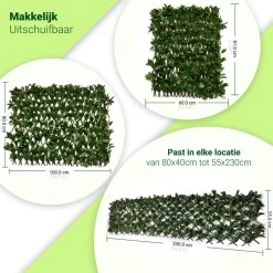 Laurier Kunsthaag-Bamboe Hout-80x40cm Tot 55x230cm-Tuinscherm-Voor Binnen En Buiten-Uitschuifbaar-balkonscherm 8 Laurier Kunsthaag-Bamboe Hout-80x40cm Tot 55x230cm-Tuinscherm-Voor Binnen En Buiten-Uitschuifbaar-balkonscherm -Philips Hue Winkel 1200x1200 4437