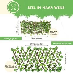 Hedera Kunsthaag - Uitschuifbaar Tot 2.30m - Voor Binnen En Buiten - Tuinscherm - Kerstcadeau - Kamer Decoratie Voor Huis En Tuin 12 Hedera Kunsthaag - Uitschuifbaar Tot 2.30m - Voor Binnen En Buiten - Tuinscherm - Kerstcadeau - Kamer Decoratie Voor Huis En Tuin -Philips Hue Winkel 1200x1200 4441