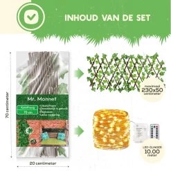 Hedera Kunsthaag Met LED Verlichting- Uitschuifbaar Tot 2.30m - Voor Binnen En Buiten - Tuinscherm - Kamer Decoratie Voor Huis En Tuin 13 Hedera Kunsthaag Met LED Verlichting- Uitschuifbaar Tot 2.30m - Voor Binnen En Buiten - Tuinscherm - Kamer Decoratie Voor Huis En Tuin -Philips Hue Winkel 1200x1200 4473