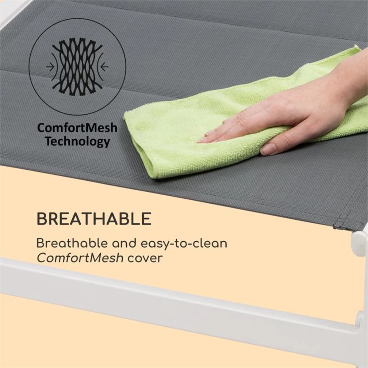 Blumfeldt Renazzo Lounge Ligstoel - Ligbed Voor De Tuin - Aluminium Tuinstoel - 6 Standen - Waterafstotend - Bekleding Van 70 % Pvc En 30 % Polyetheen - Grijs 9 Blumfeldt Renazzo Lounge Ligstoel - Ligbed Voor De Tuin - Aluminium Tuinstoel - 6 Standen - Waterafstotend - Bekleding Van 70 % Pvc En 30 % Polyetheen - Grijs - Afbeelding 7