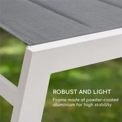 Blumfeldt Renazzo Lounge Ligstoel - Ligbed Voor De Tuin - Aluminium Tuinstoel - 6 Standen - Waterafstotend - Bekleding Van 70 % Pvc En 30 % Polyetheen - Grijs 18 Blumfeldt Renazzo Lounge Ligstoel - Ligbed Voor De Tuin - Aluminium Tuinstoel - 6 Standen - Waterafstotend - Bekleding Van 70 % Pvc En 30 % Polyetheen - Grijs -Philips Hue Winkel 1200x1200 452