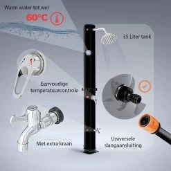 Sens Design Tuindouche – Solar Buitendouche – Zwart – 35 Liter -Philips Hue Winkel 1200x1200 4530