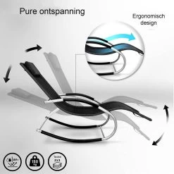 Sens Design Zonnebed - Ligbed - Weerbestendig - Zwart -Philips Hue Winkel 1200x1200 497