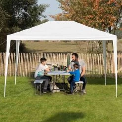 MaxxGarden Partytent - Paviljoen - 3x4m - Incl. Zijwanden - Waterdicht - Wit -Philips Hue Winkel 1200x1200 5