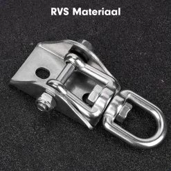 Luxe Ophangsysteem - 180° Schommelen, 360° Roteerbaar - Plafondhaak - Ophanghaak - Hangstoel Buiten - Hangstoel Binnen – Schommelstoel - Schommel - Bokszakken - RVS - Nederlandse Handleiding - -Philips Hue Winkel 1200x1200 529