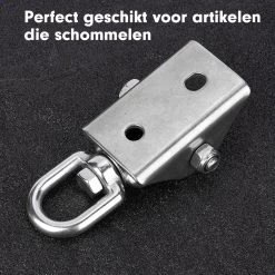 Luxe Ophangsysteem - 180° Schommelen, 360° Roteerbaar - Plafondhaak - Ophanghaak - Hangstoel Buiten - Hangstoel Binnen – Schommelstoel - Schommel - Bokszakken - RVS - Nederlandse Handleiding - -Philips Hue Winkel 1200x1200 534
