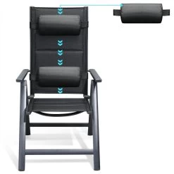 Casaria Tuinstoel Aluminium - 2 Stuks Inklapbaar - Antraciet 21 Casaria Tuinstoel Aluminium - 2 Stuks Inklapbaar - Antraciet -Philips Hue Winkel 1200x1200 594