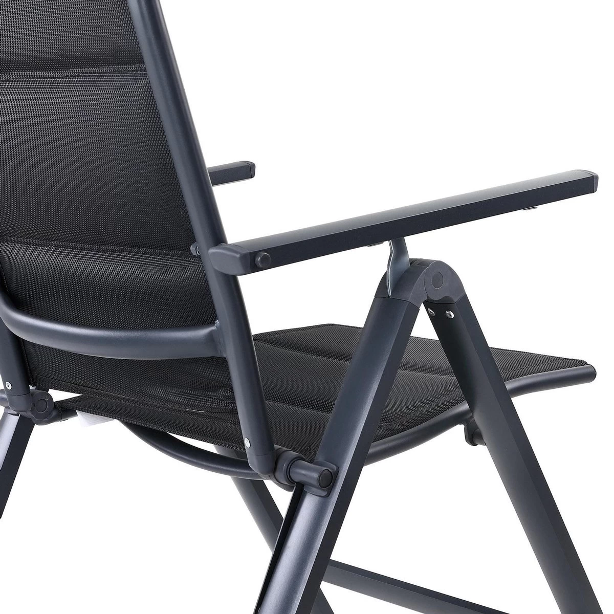 Casaria Tuinstoel Aluminium - 2 Stuks Inklapbaar - Antraciet 14 Casaria Tuinstoel Aluminium - 2 Stuks Inklapbaar - Antraciet - Afbeelding 12