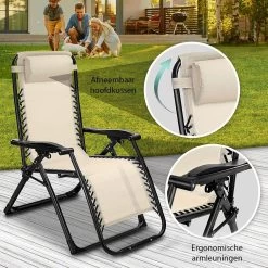 Sens Design Tuinstoel - Ligstoel Tuin - Beige -Philips Hue Winkel 1200x1200 612