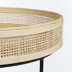 Mica Decorations Leandro Bijzettafel - Set Van 2 - H45 X Ø45 Cm - Zwart -Philips Hue Winkel 1200x1200 639