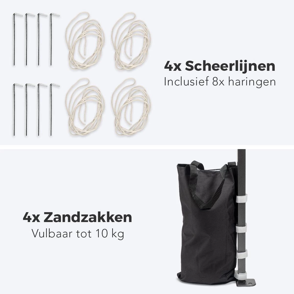 LifeGoods Partytent - 3x3 M - Easy Up - Opvouwbaar - Waterdicht - Draagtas Met Wieltjes - Donkerblauw 5 LifeGoods Partytent - 3x3 M - Easy Up - Opvouwbaar - Waterdicht - Draagtas Met Wieltjes - Donkerblauw - Afbeelding 3