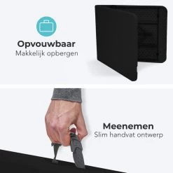 LifeGoods Klaptafel - Inklapbaar - 70x180cm - Verstelbare Vouwtafel - Weerbestendig - Zwart -Philips Hue Winkel 1200x1200 675