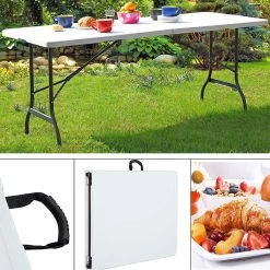 MaxxGarden Vouwtafel - Opvouwbare Kampeer Tafel - Tuin - Camping - Binnen - Weersbestendig - 180 X 74 X 74cm- Wit 19 MaxxGarden Vouwtafel - Opvouwbare Kampeer Tafel - Tuin - Camping - Binnen - Weersbestendig - 180 X 74 X 74cm- Wit -Philips Hue Winkel 1200x1200 700