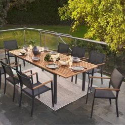 NATERIAL - Uitschuifbare Tuintafel ORIS - Uitschuifbare Tafel Voor 6 Tot 8 Personen - 180-240x100 Cm - Aluminium - Hout Eucalyptus 17 NATERIAL - Uitschuifbare Tuintafel ORIS - Uitschuifbare Tafel Voor 6 Tot 8 Personen - 180-240x100 Cm - Aluminium - Hout Eucalyptus -Philips Hue Winkel 1200x1200 706