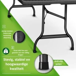 Sens Design Tuintafel Kunststof - Campingtafel Inklapbaar - Rotan-Look 12 Sens Design Tuintafel Kunststof - Campingtafel Inklapbaar - Rotan-Look -Philips Hue Winkel 1200x1200 707