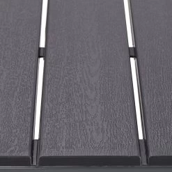 Relaxdays Tuintafel Vierkant - Grijze Buitentafel - Eettafel Tuin - Moderne Balkontafel -Philips Hue Winkel 1200x1200 719