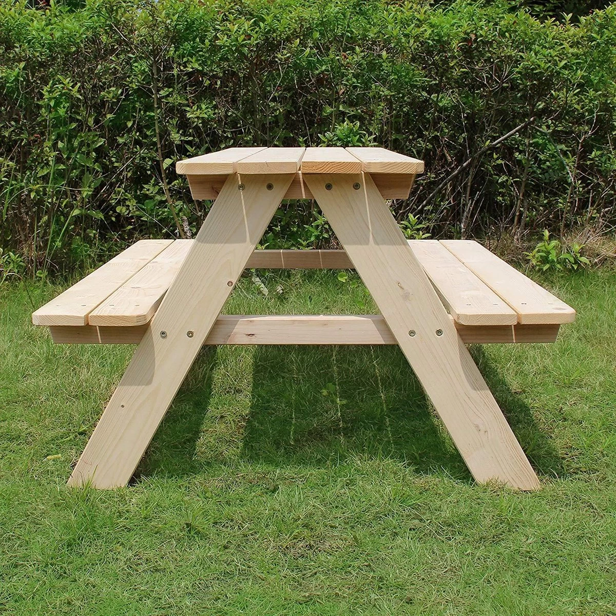 MaxxGarden Kinder Picknicktafel - 90x79x50cm - Hout 8 MaxxGarden Kinder Picknicktafel - 90x79x50cm - Hout - Afbeelding 6